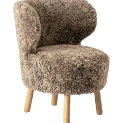 Cute Armchair Sheepskin, Grey