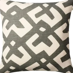 Dadra Cushion 50x50 cm, Blue / Off White