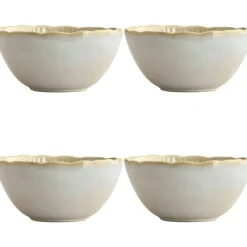 Daisy Bowl 16 cm 4-pack, Cream