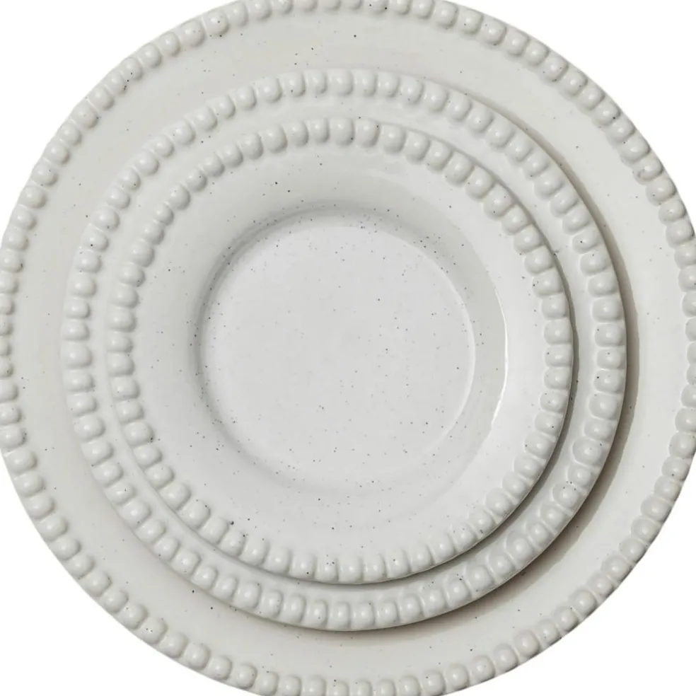 DARIA Plate 22 cm 2-pack, Cotton White