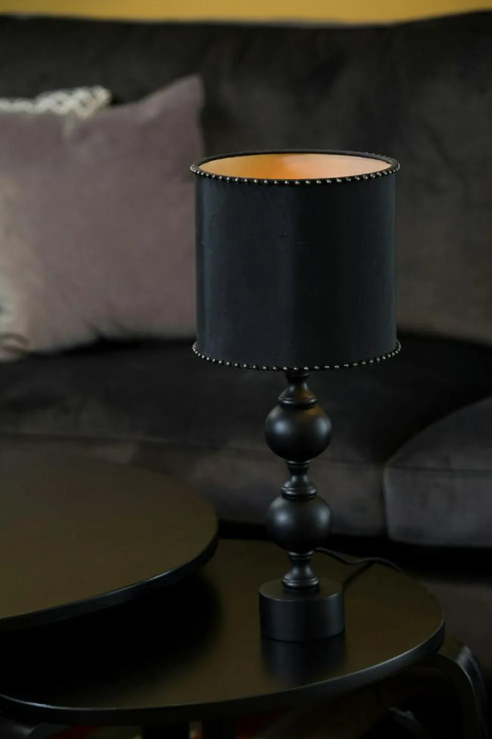 Deborah Table Lamp Large, Black