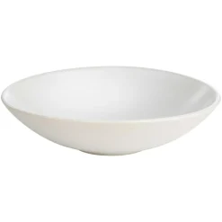 Deep Plate Stoneware, 22 cm White-spotted