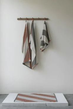 Diagonal Bath Mat 50x80 cm, Mint