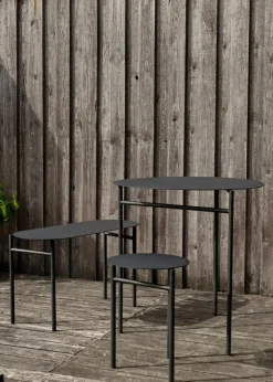 Disc Stool Outdoor, Black