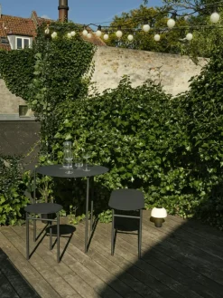 Disc Stool Outdoor, Black