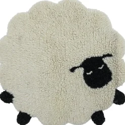 Dolly Rug Ø84 cm, Black/White