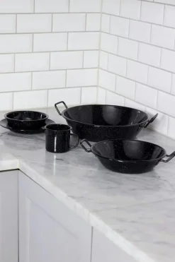 Doris Bowl Enamel Ø16 cm, Black