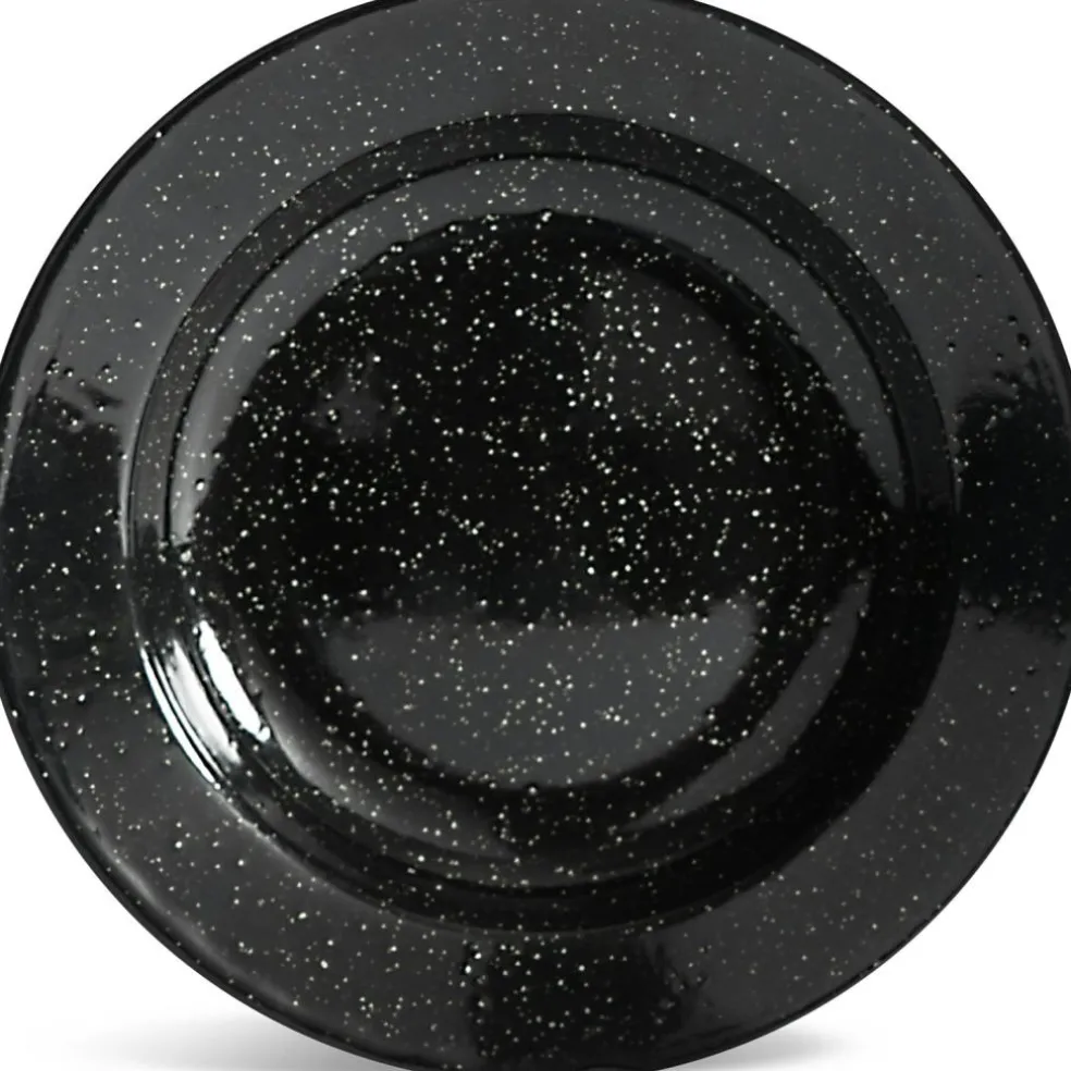 Doris Plate Enamel Ø20 cm, Green