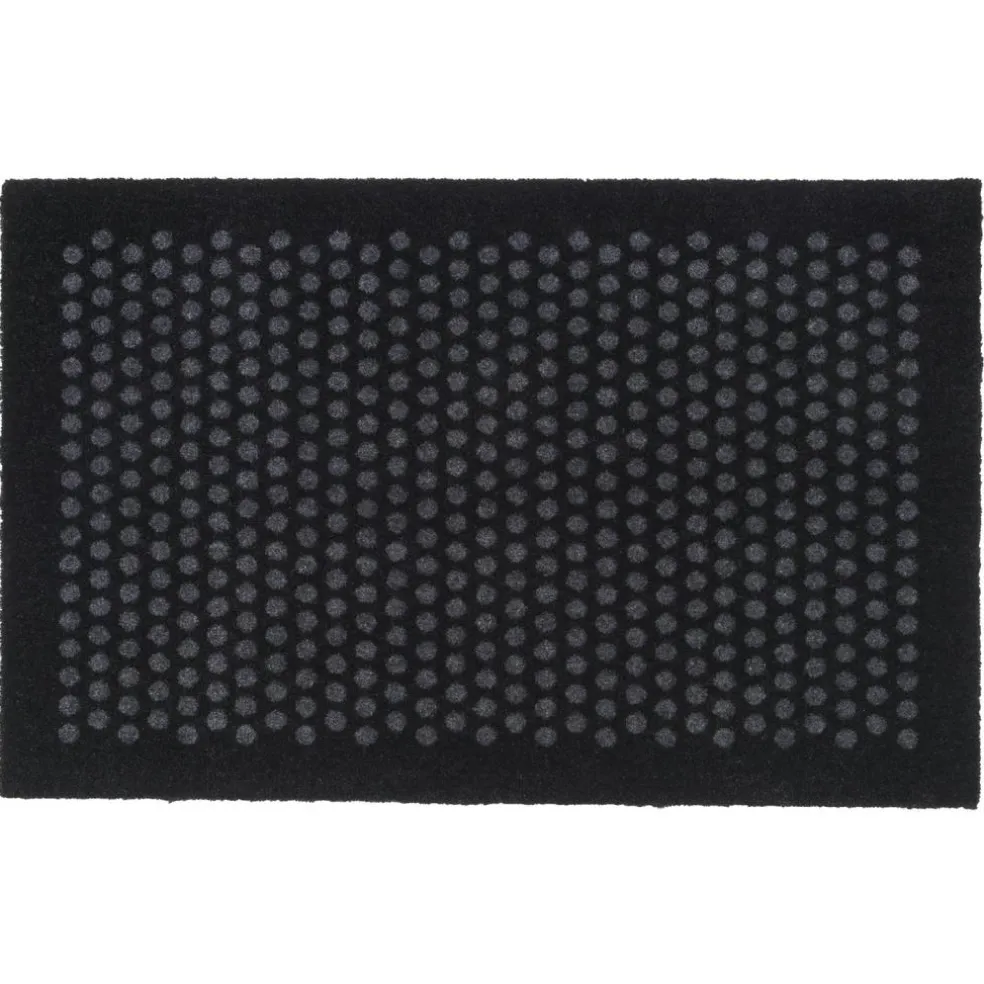 Dot Doormat 40x60cm, Black/Grey