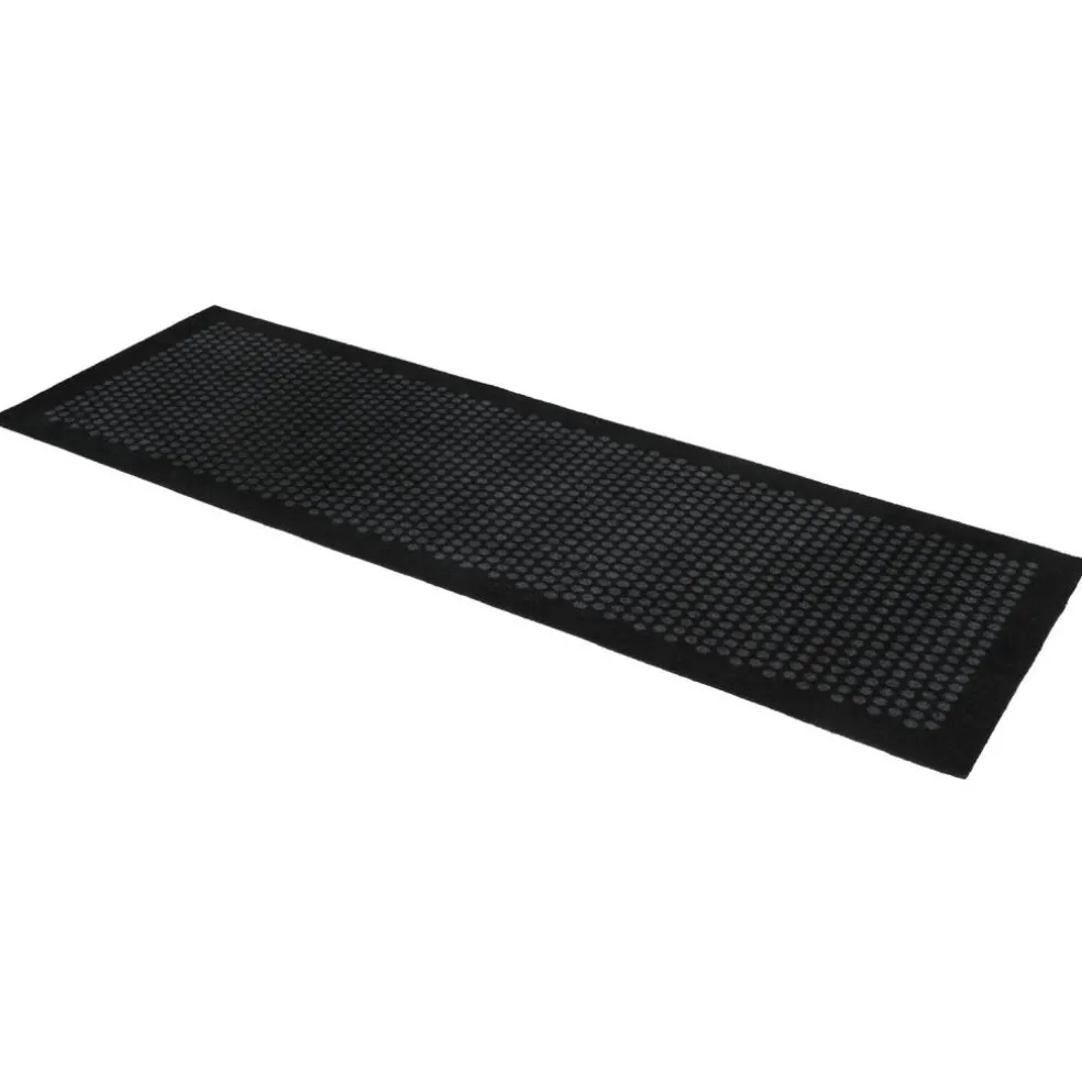 Dot Doormat 40x60cm, Black/Grey