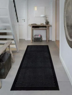 Dot Doormat 40x60cm, Black/Grey