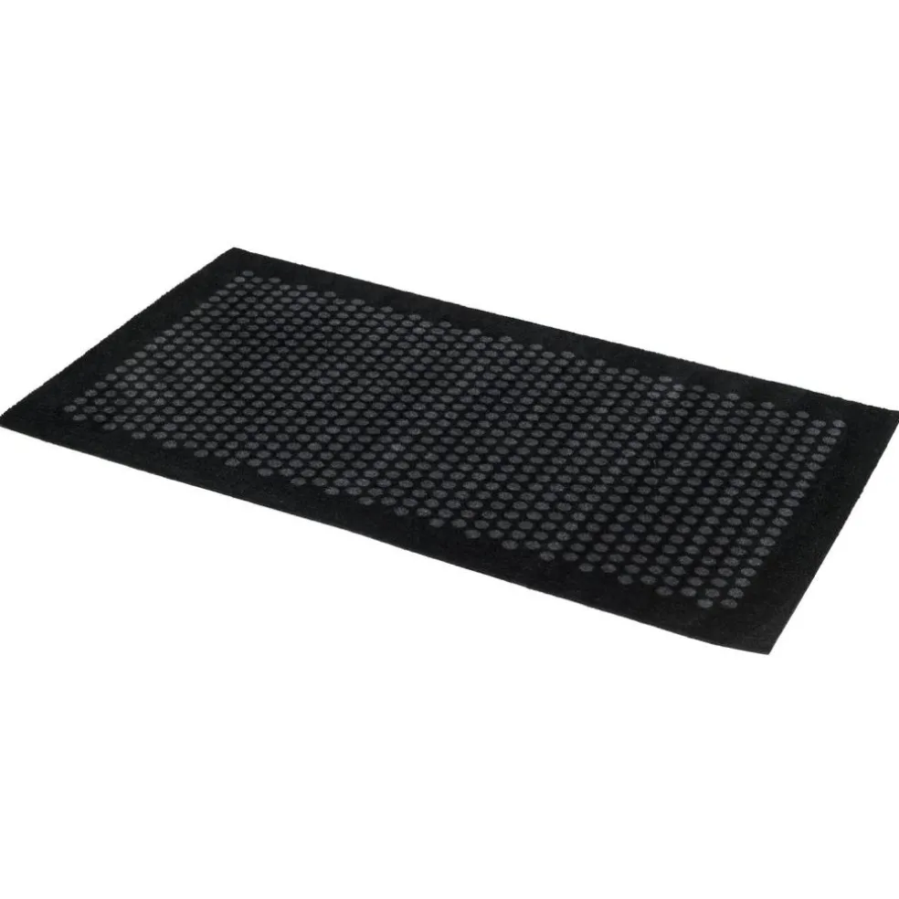 Dot Doormat 40x60cm, Black/Grey