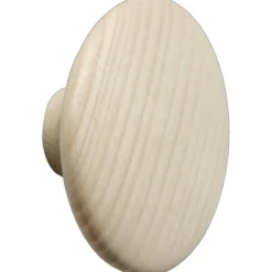 Dots Hook Wood Ø17 cm, Oak
