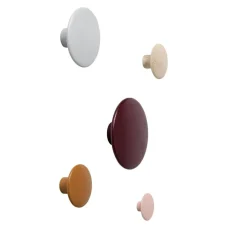 Dots Hook Wood Ø17 cm, Oak