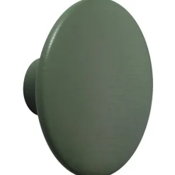 Dots Hook Wood Ø13 cm, Off-white