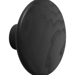 Dots Hook Wood Ø13 cm, Off-white