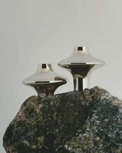 Doublet Candlestick 9,5 cm, Silver