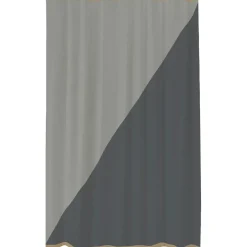 Duet Shower Curtain Light Grey, 150x200 cm