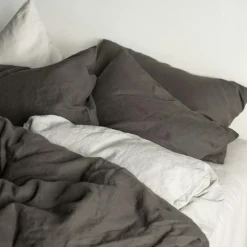 Duvet Cover 240x220 cm Linen, Taupe