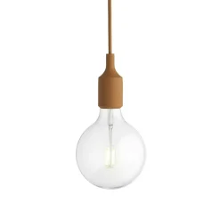 E27 Pendant, Clay Brown