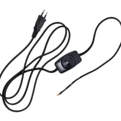 Edgeform Cord Set With Dimmer For Wall Lamp, Black