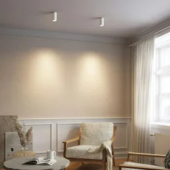 Edgespot Fix 65 Spotlight, White / Brass