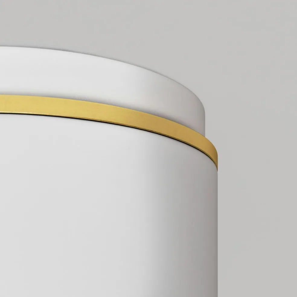 Edgespot Fix 65 Spotlight, White / Brass