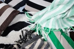 Edien Blanket 125x150 cm, Black/Beige