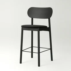 Elephant Bar Chair, Natural Oak / Black Velvet