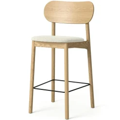 Elephant Bar Chair, Natural Oak / Black Velvet