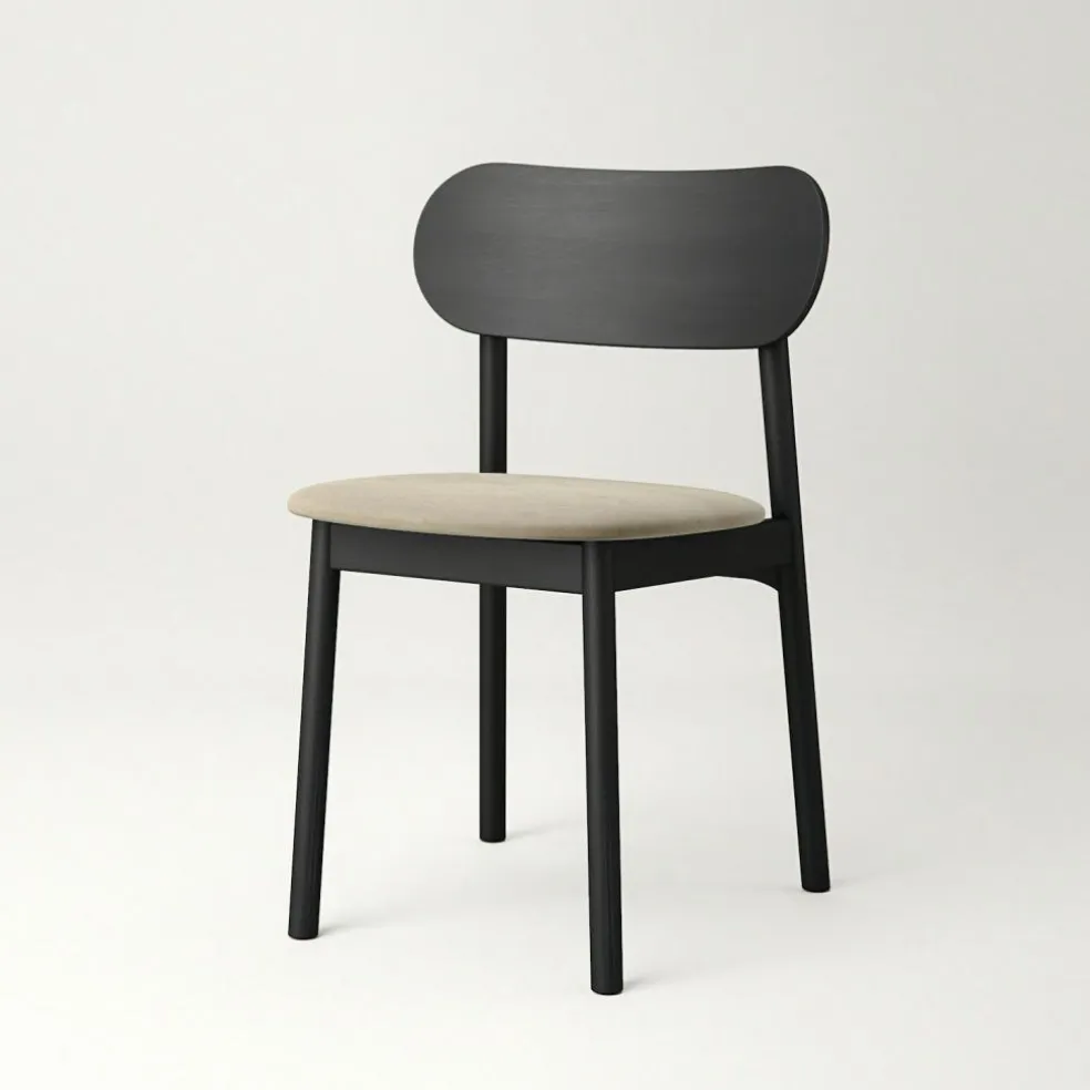 Elephant Chair, Black / Black Leather