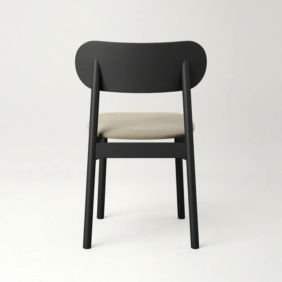 Elephant Chair, Black / Black Leather