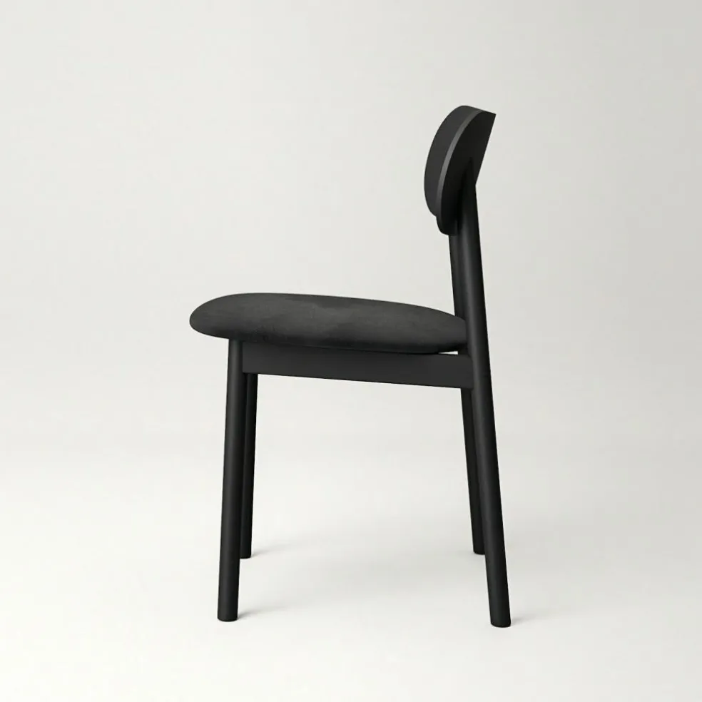 Elephant Chair, Black / Black Leather