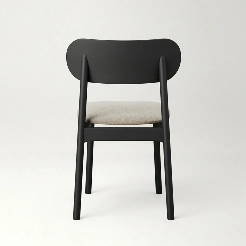 Elephant Chair, Black / Black Leather