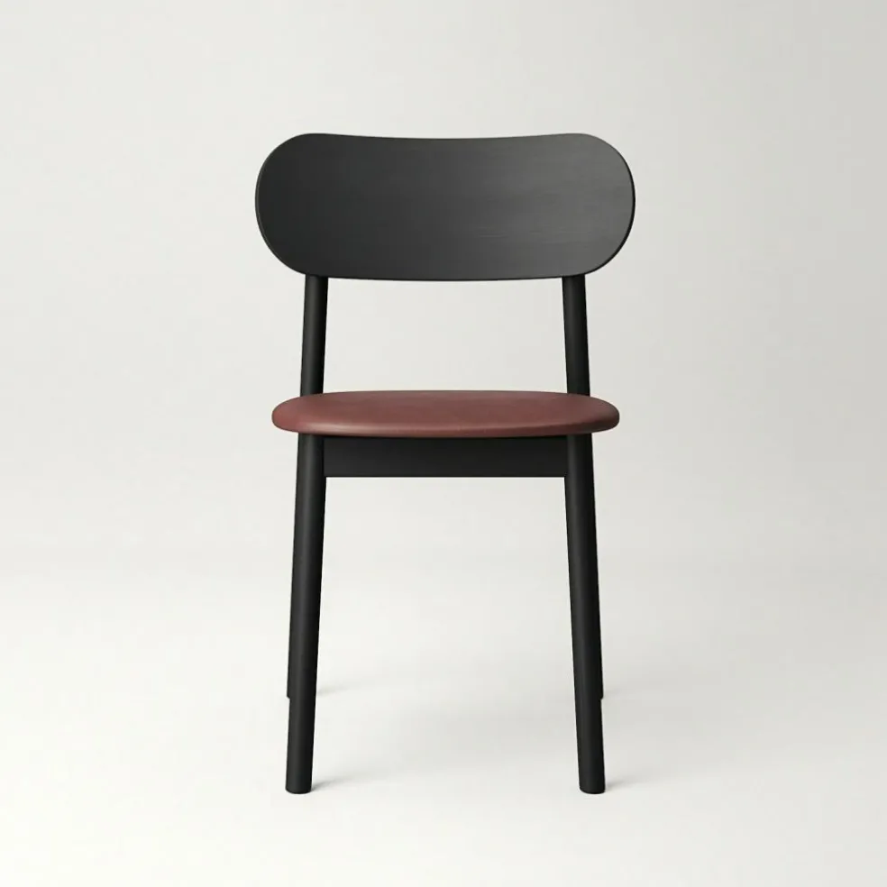 Elephant Chair, Black / Black Leather