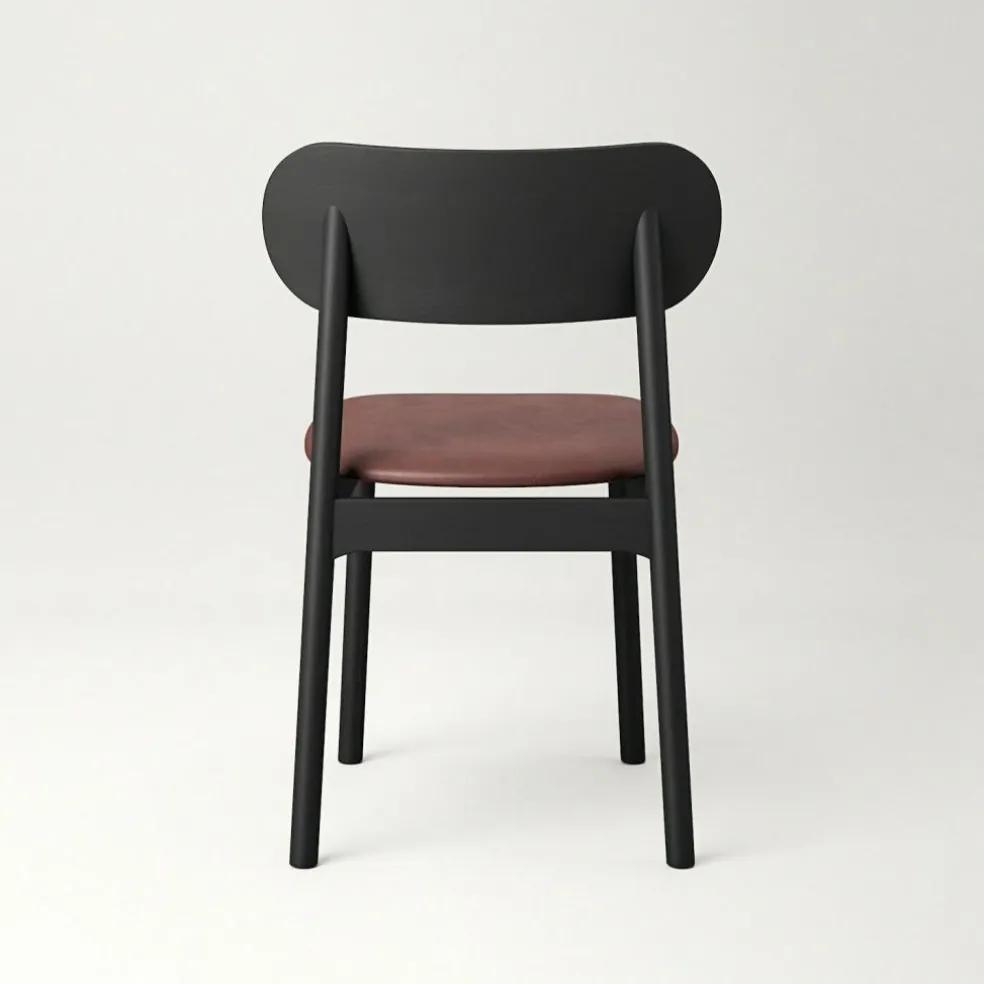 Elephant Chair, Black / Black Leather