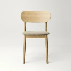 Elephant Chair, Natural Oak / Black Leather