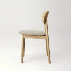 Elephant Chair, Natural Oak / Black Leather