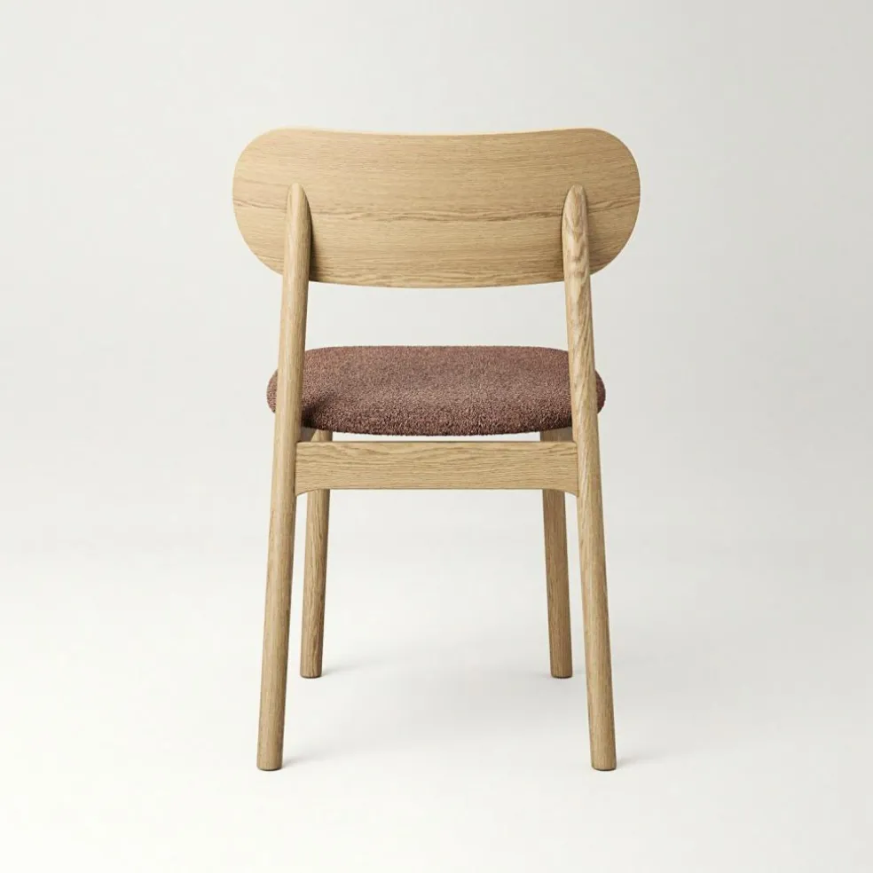 Elephant Chair, Natural Oak / Black Leather