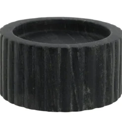 Eliana Candle Holder Marble Black 12.5 cm