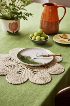 Elin Anemone Placemat 40 cm, Natural