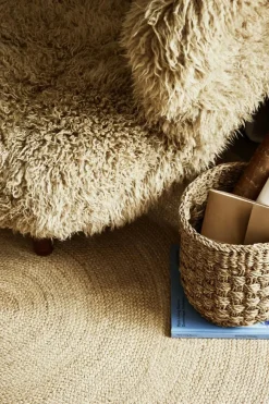 Elin Rug 150 cm, Natural Grey