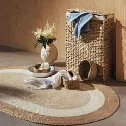 Elin Rug Oval, Black