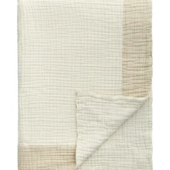 Ella Crincle Bedspread 260x260 cm, Sand