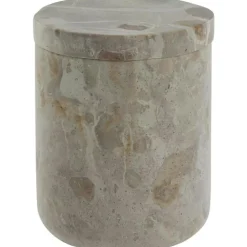 Ellia Jar With Lid, Linen