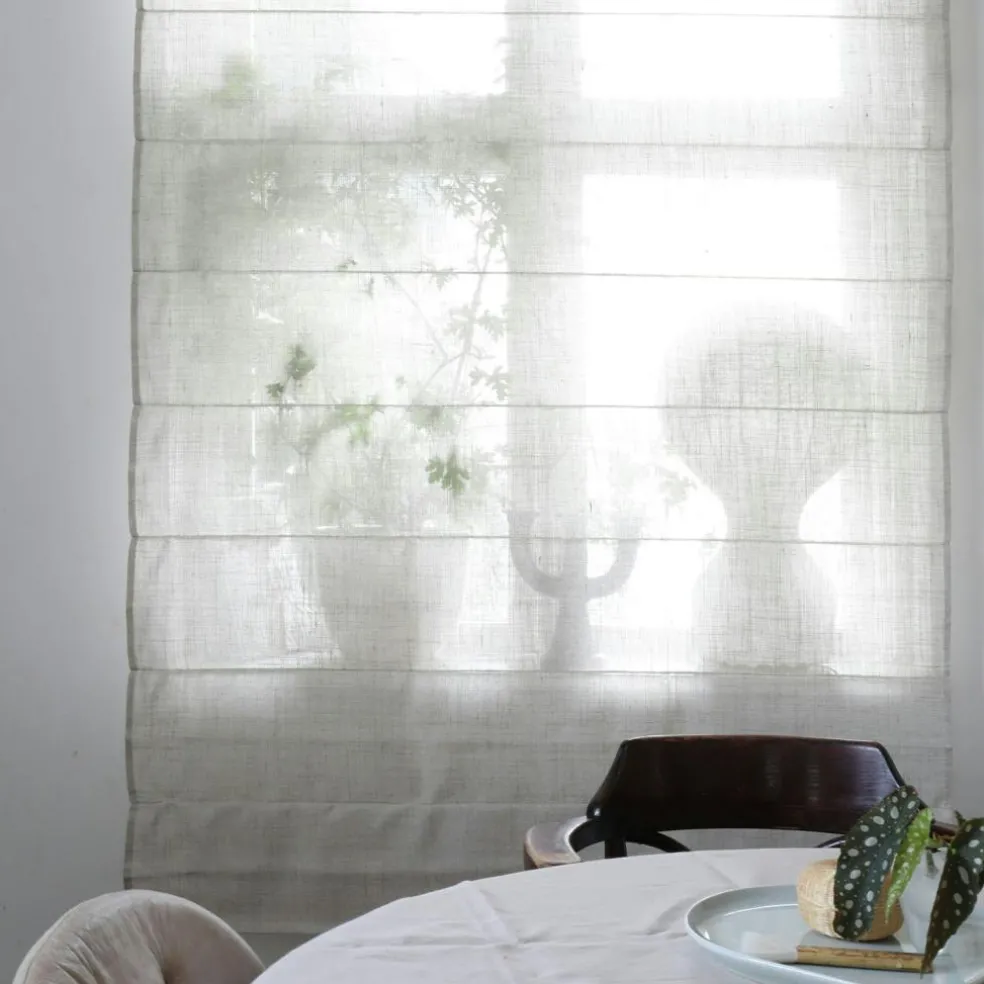 Ellie Roman Blind 160x220 cm, White