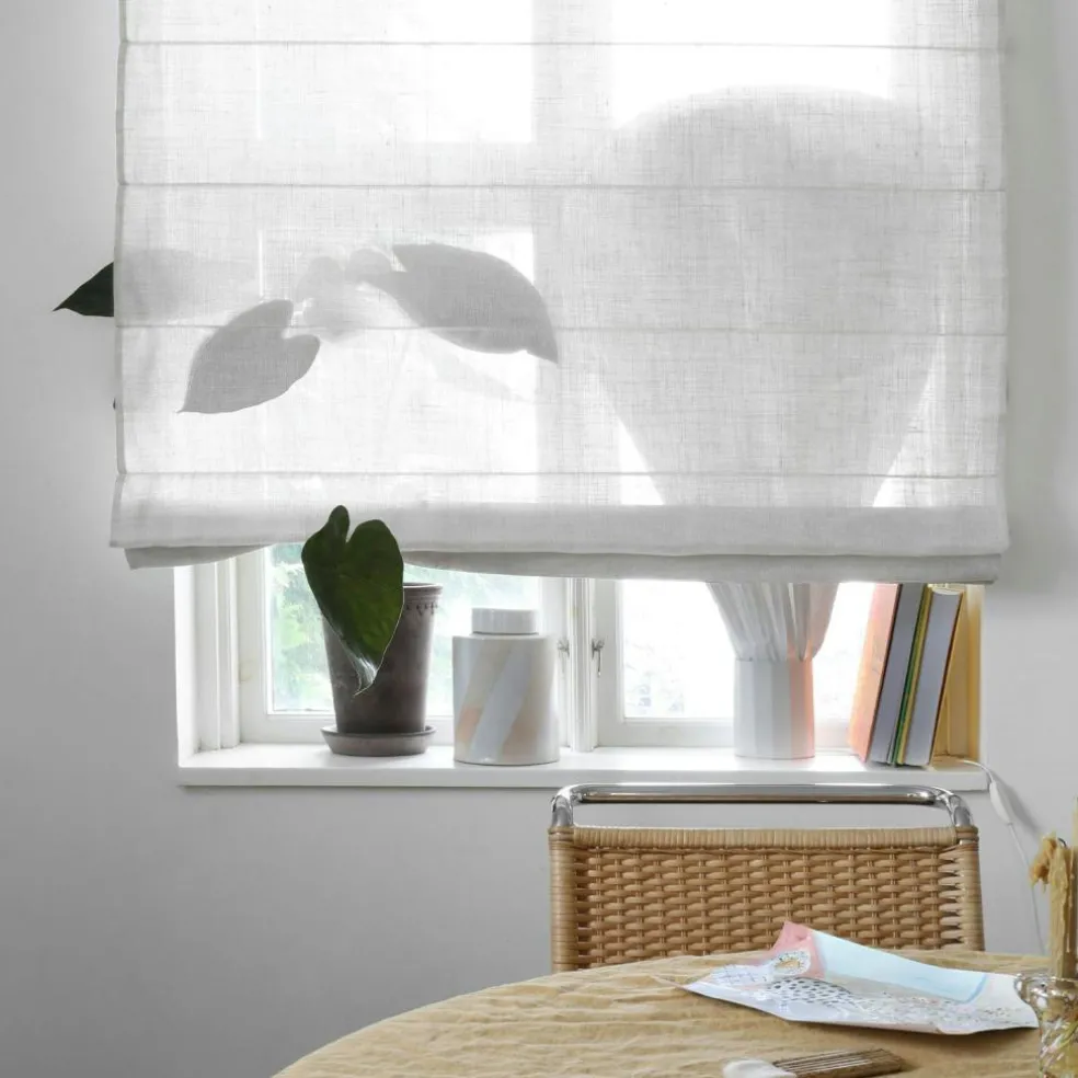 Ellie Roman Blind 160x220 cm, White