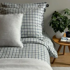 Elliot Pillowcase 50x60 cm, Grey / Grey Blue / White