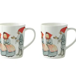 Elsa Beskow Mulled Wine Mug 2-pack, Elf family