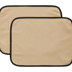 Elvira Placemat 35x45 cm 2-pack, Natural / Black